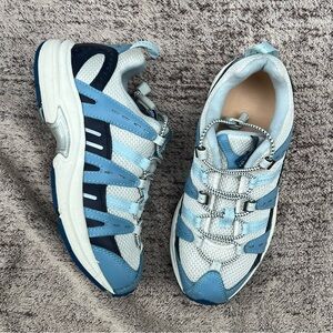 Dr. Comfort REFRESH 3950 Blue‎ Light Blue Sneakers Shoes Sz 6.5